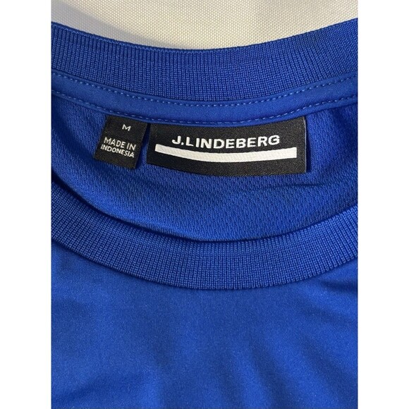 J. LINDEBERG Hanna Top Women Medium Surf Web Blue Sleeveless Tank Golf Active - Picture 3 of 10